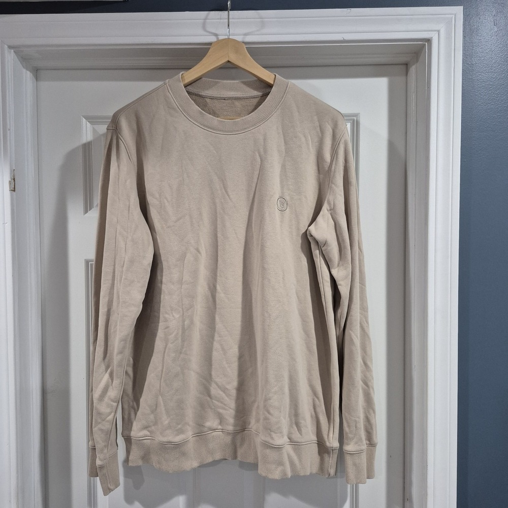 Vuori Sweatshirt Mens XL Tan Cypress‎ Crew Crewneck Pullover French Terry Lounge